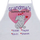 Elephant Sweethearts Personalized Valentine Apron